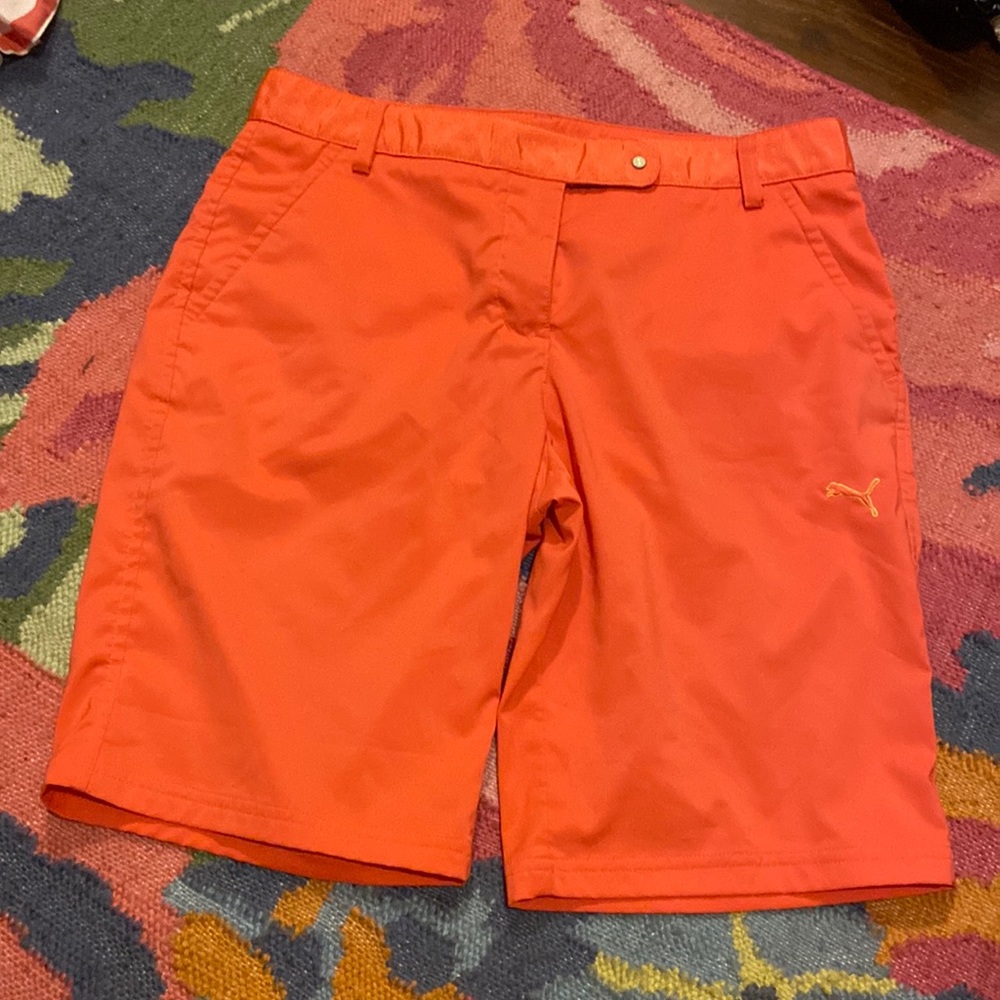 EUC puma golf/Bermuda shorts